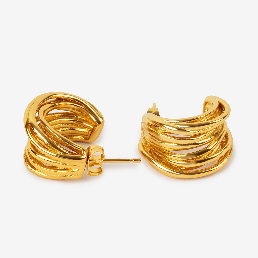 Stacked Hoops - Earrings