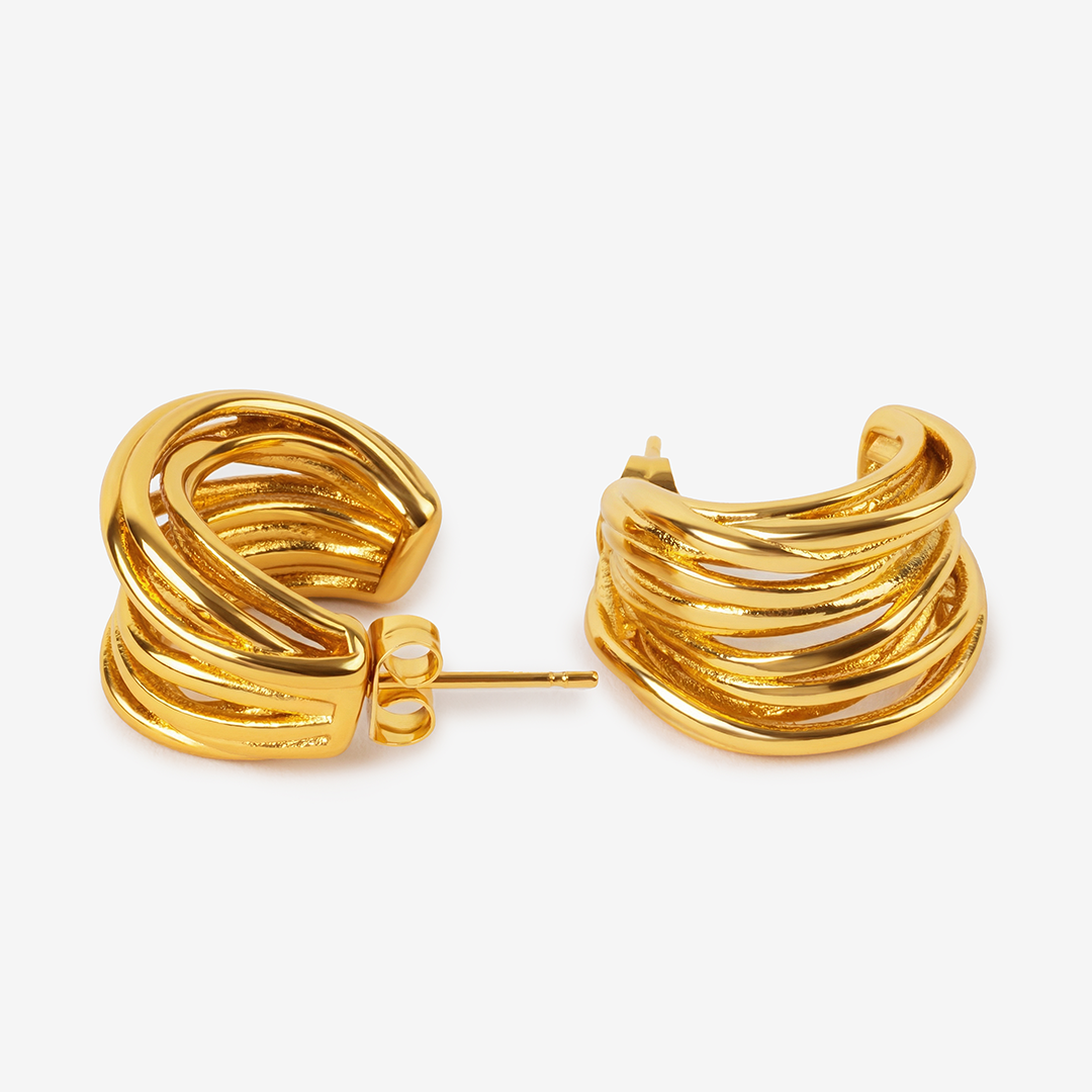 Stacked Hoops - Earrings