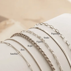 Fashionable - Set of 6 Silver Bracelets