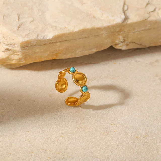 Turquoise Beads - Ring