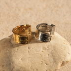 Edgy - Silver Ring