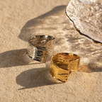 Edgy - Silver Ring