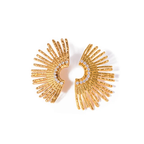 Studded Sunrays - Earrings