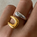 Hollow - Ring (Gold & Silver)