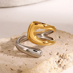 Hollow - Ring (Gold & Silver)