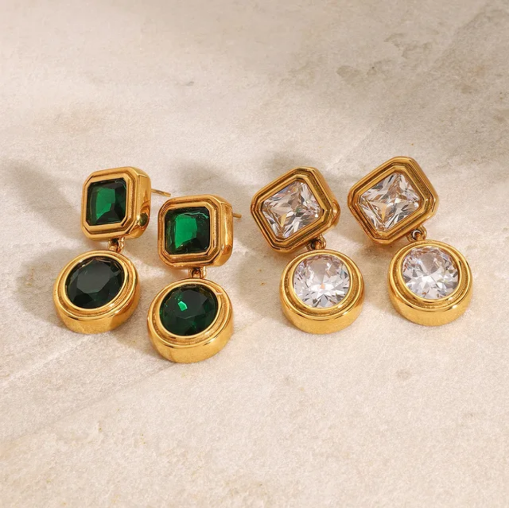 Retro - Earrings (White)