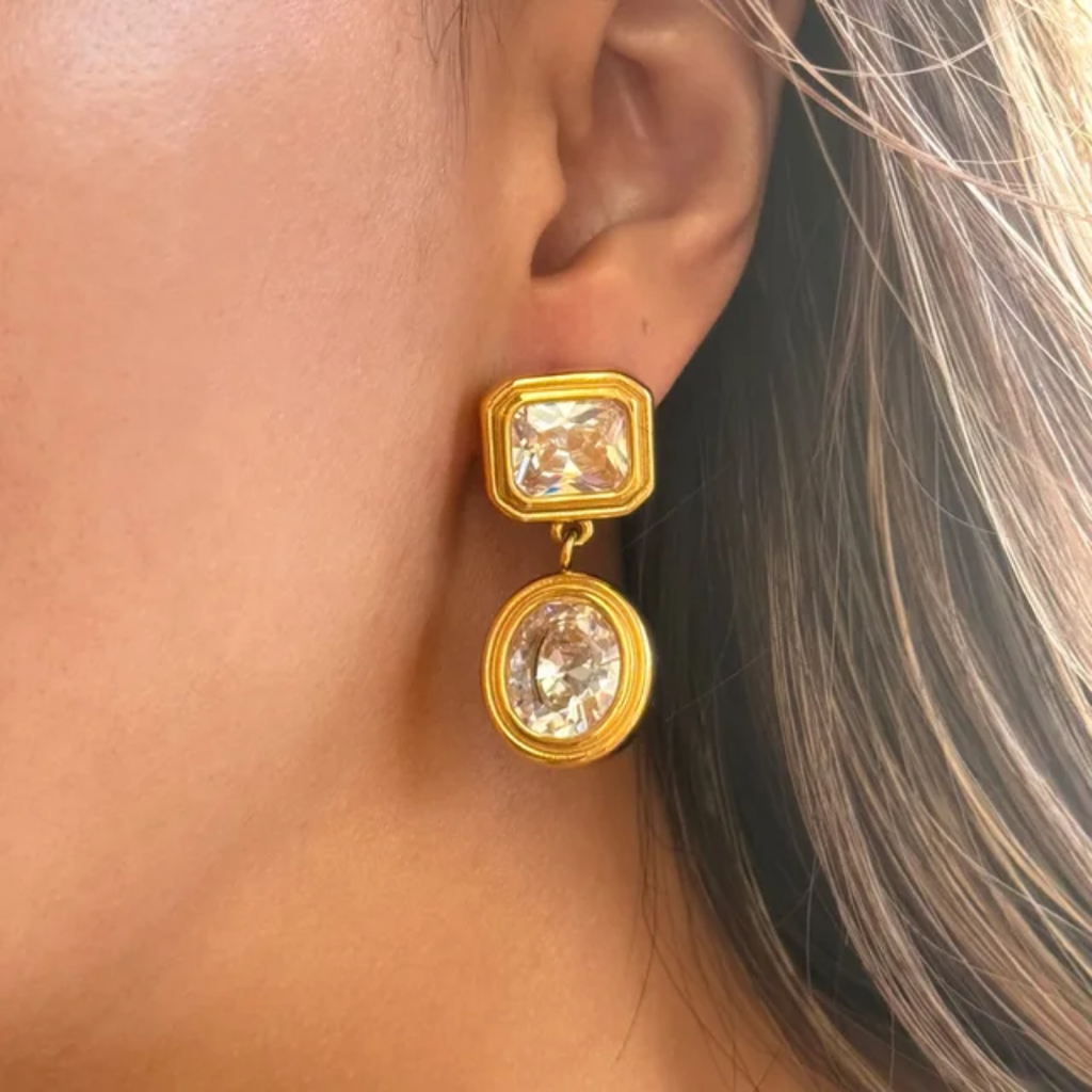 Retro - Earrings (White)