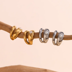 Perla - Silver Earcuffs (2 pcs)