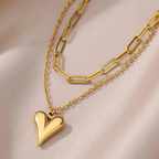 Unconditional Love - 2 Layers Necklace