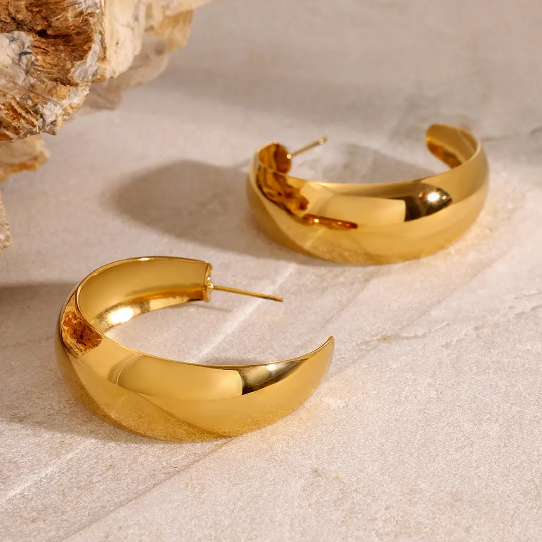 Luna Hoops - Earrings