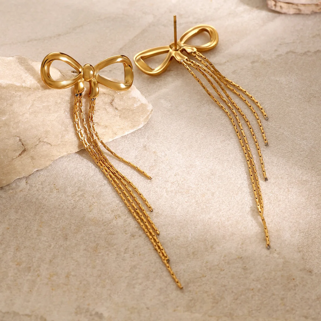 Ribbon - Earrings