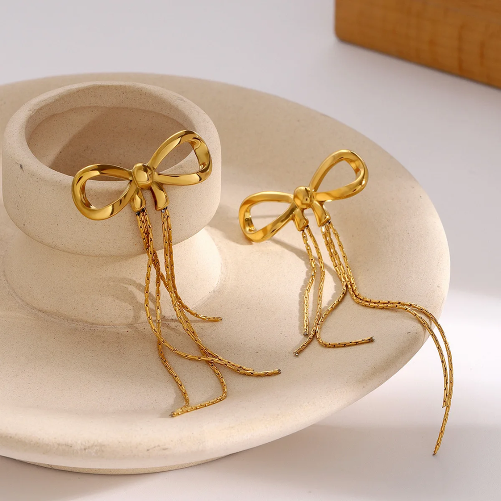 Ribbon - Earrings