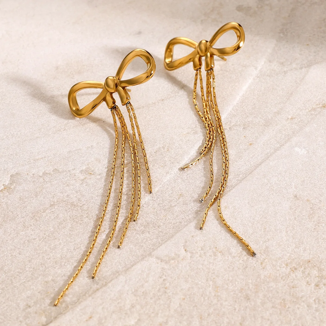 Ribbon - Earrings