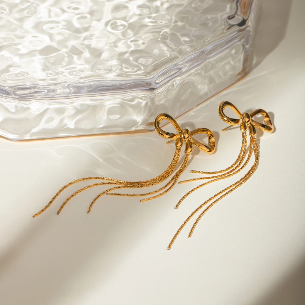 Ribbon - Earrings