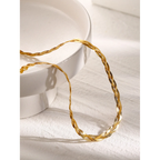 Golden Braids - Necklace