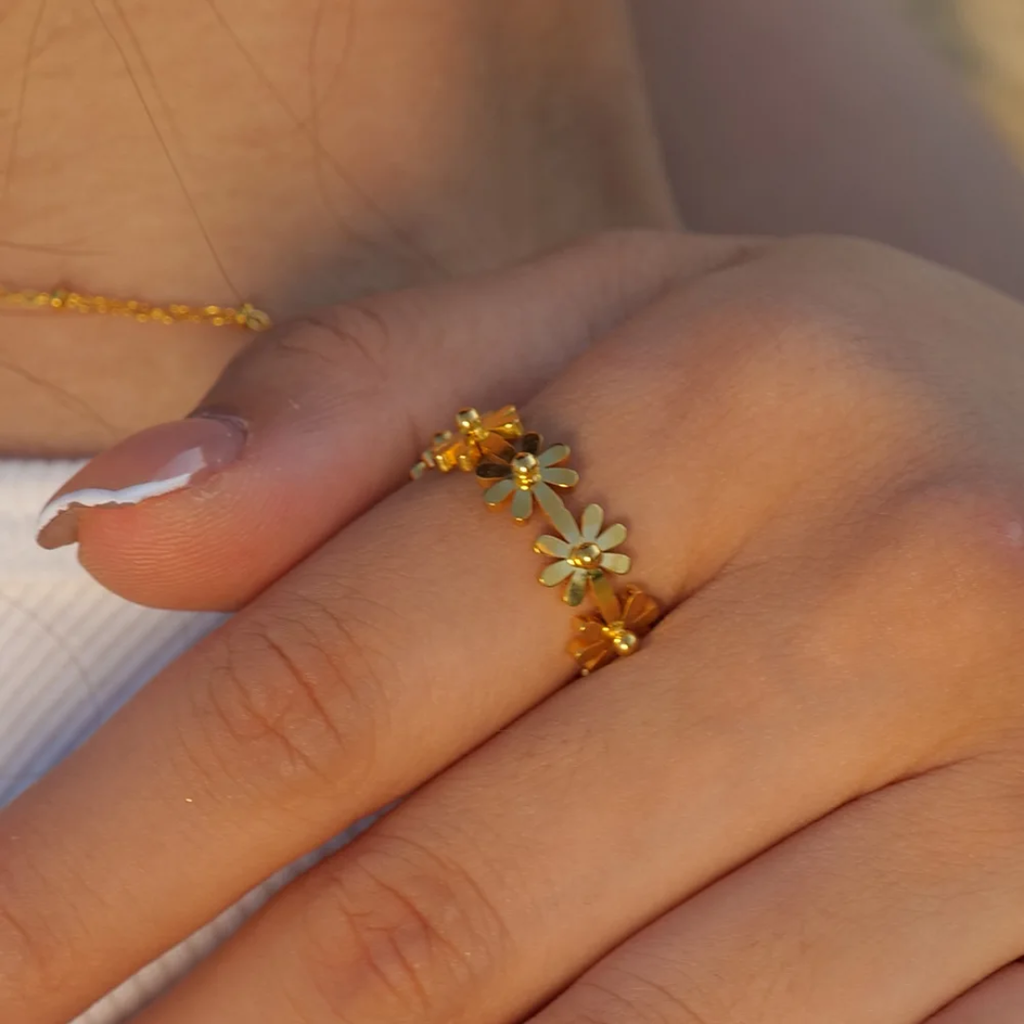 Floral Hoop - Ring