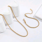 The Rope - Necklace and Bracelet Set