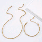 The Rope - Necklace and Bracelet Set