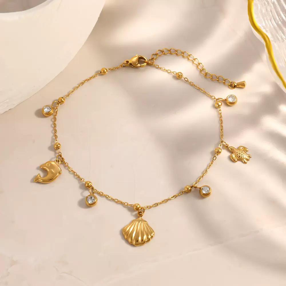 Beach Waves - Anklet
