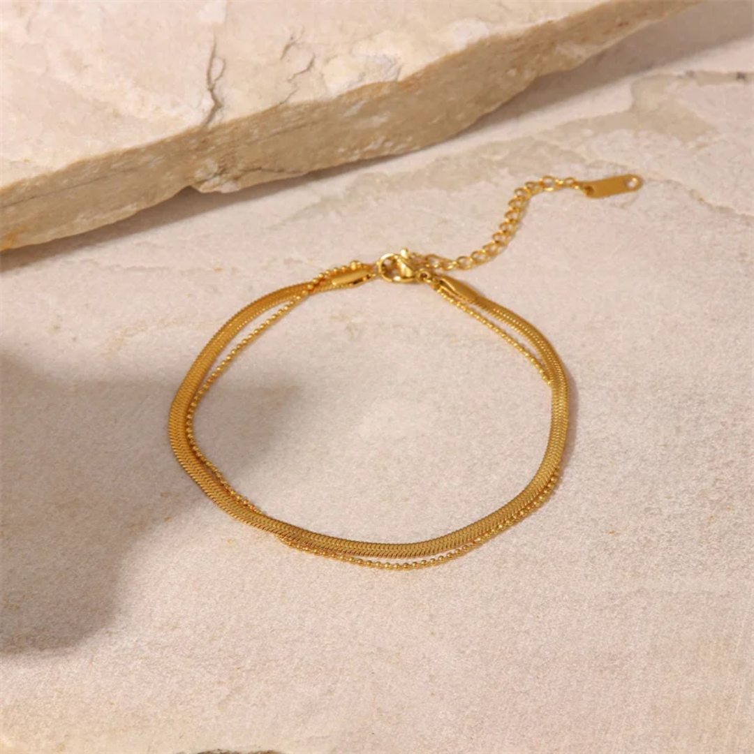 Classy - 2 Layers Anklet