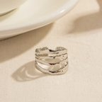 Layered - Silver Ring