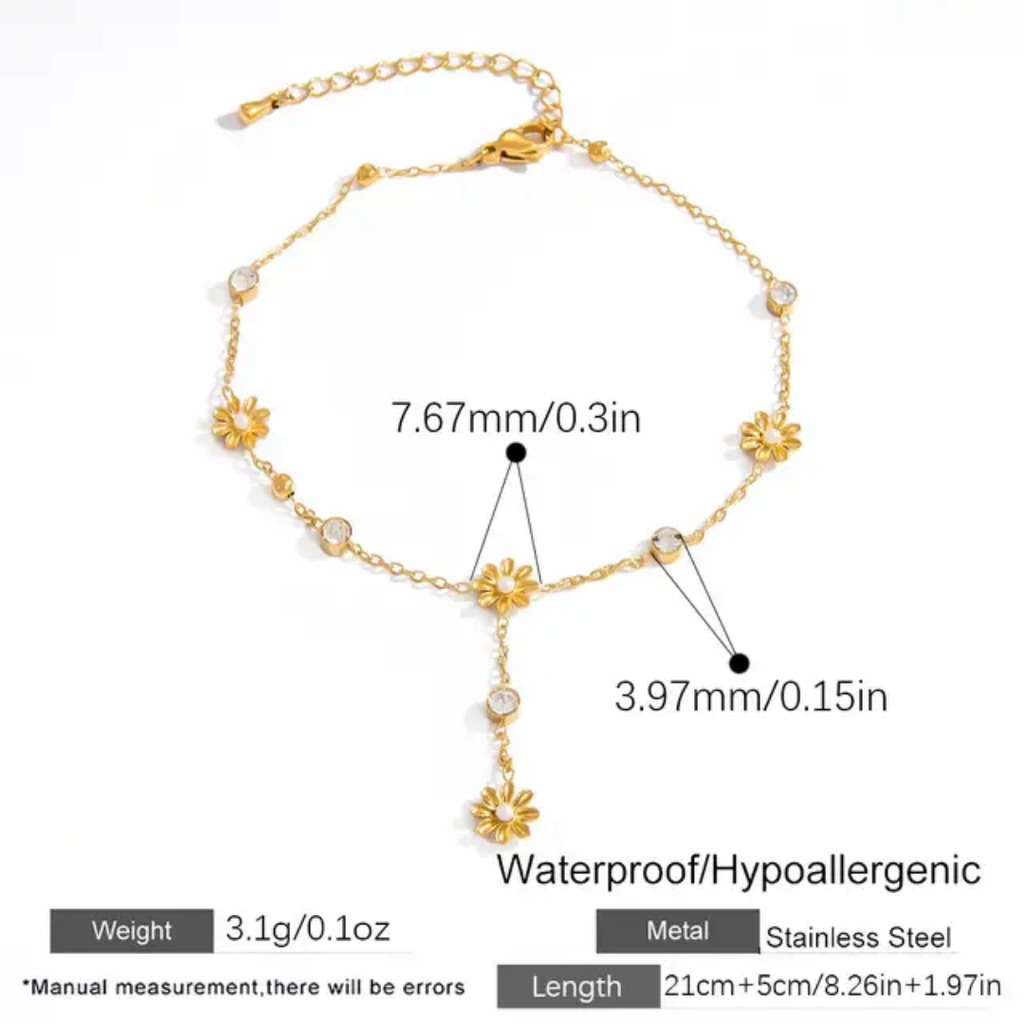 Golden Spring - Anklet