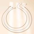 Classy - Set of 3 Silver Necklaces
