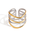 Nest - Gold & Silver Ring