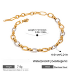 The Duo - Gold and Silver Bracelet