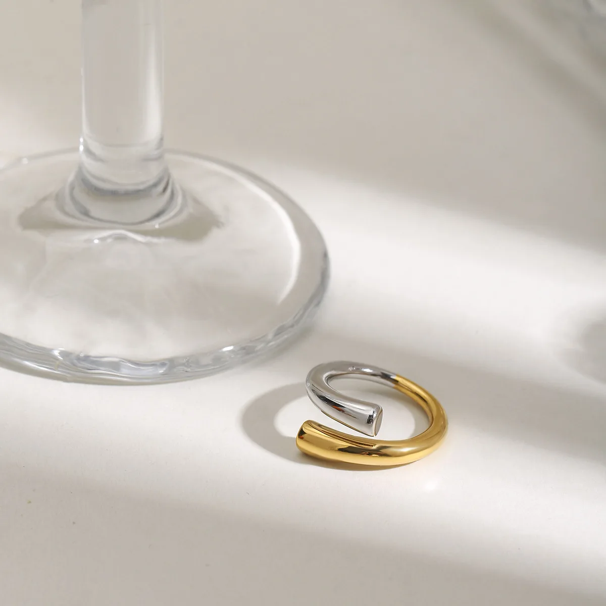 Duo - Gold & Silver Ring