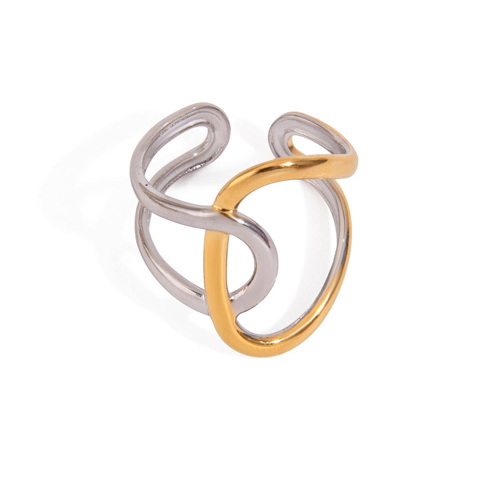 Knot - Gold & Silver Ring