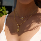 Green Racket - Necklace