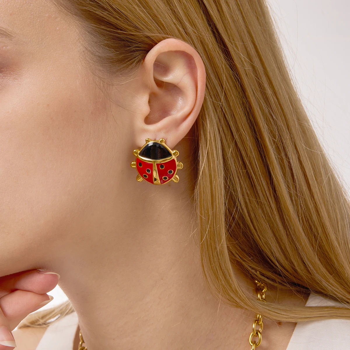 The Ladybug - Earrings