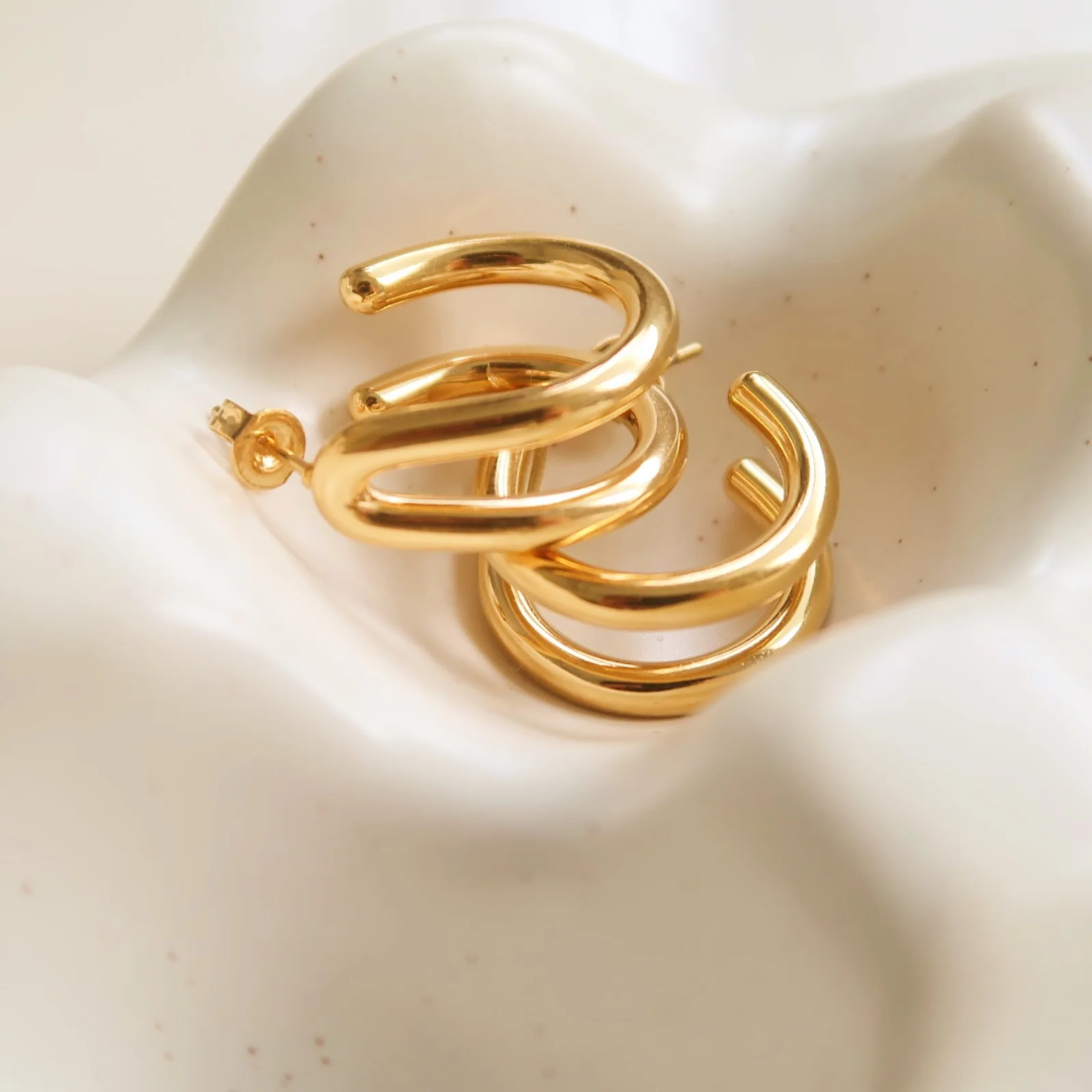 Duo Hoops - Earrings