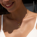 Green Tennis - Necklace
