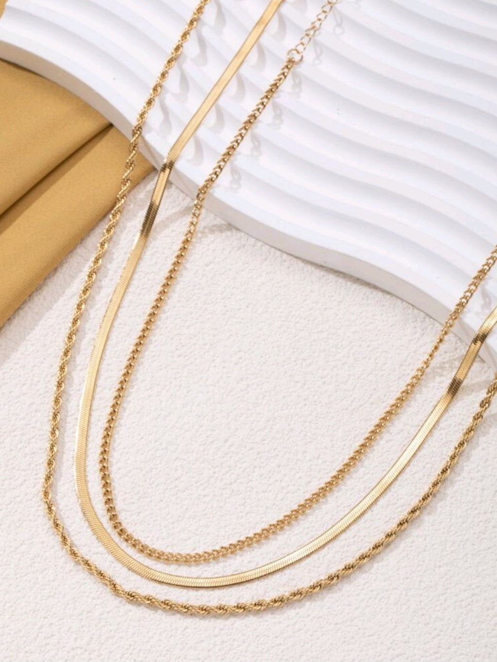 Elegant - Set of 3 Necklaces