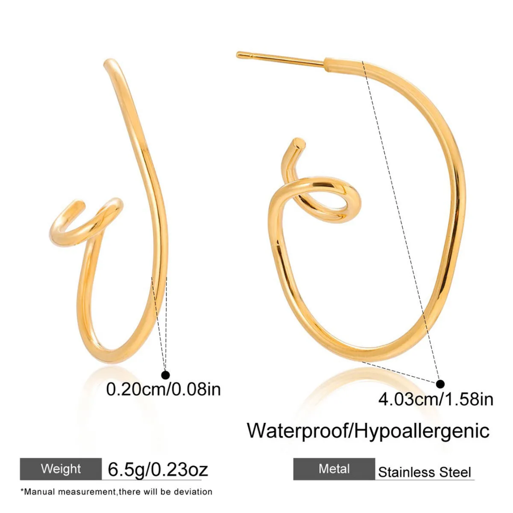 Sway Hoops - Earrings