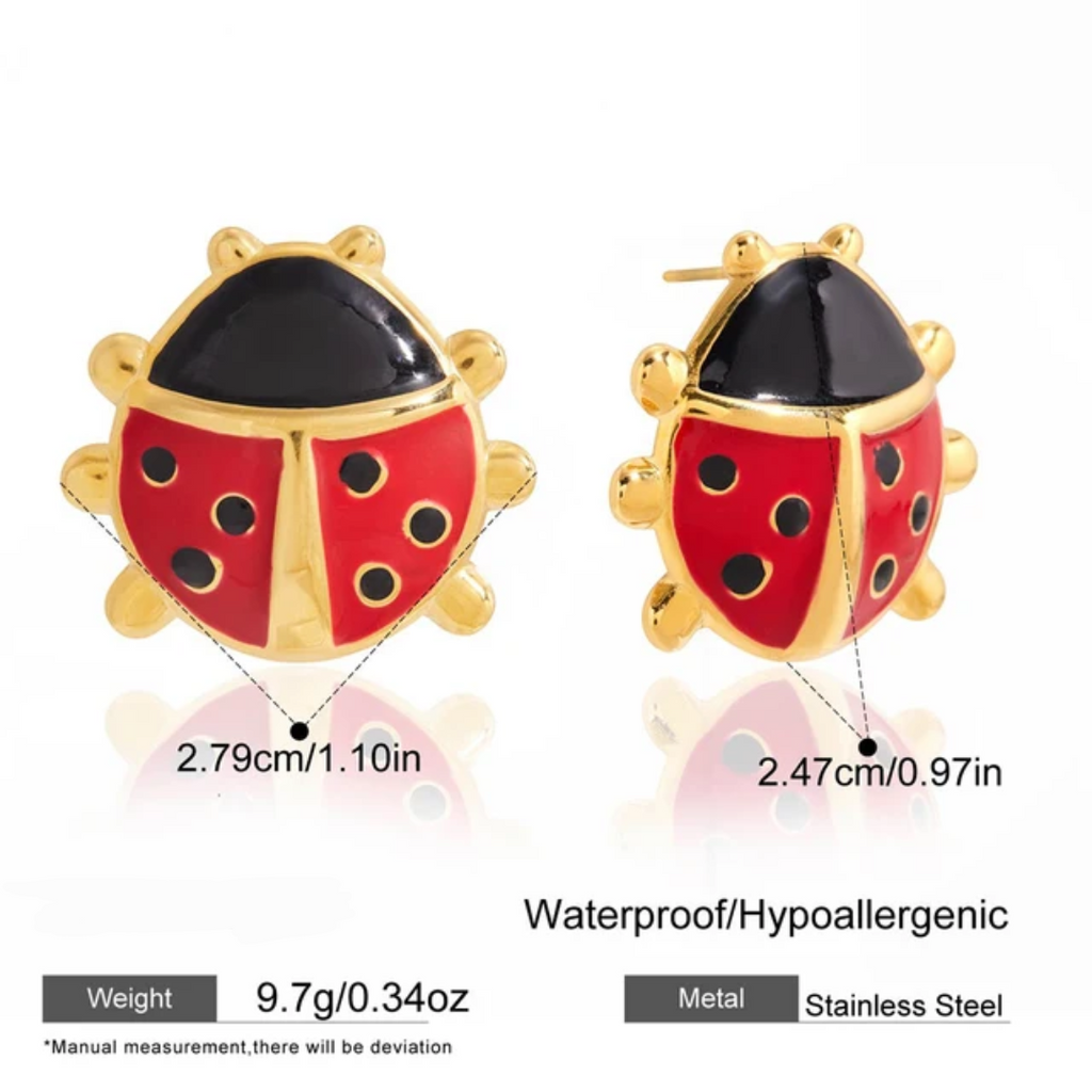 The Ladybug - Earrings