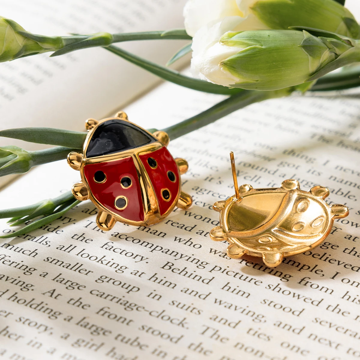 The Ladybug - Earrings