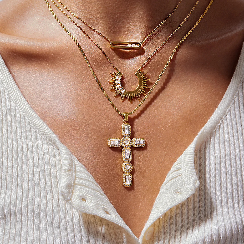 Cross & Rope - Necklace