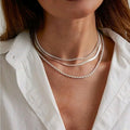 Classy - Set of 3 Silver Necklaces