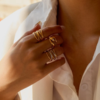 Nest - Gold & Silver Ring