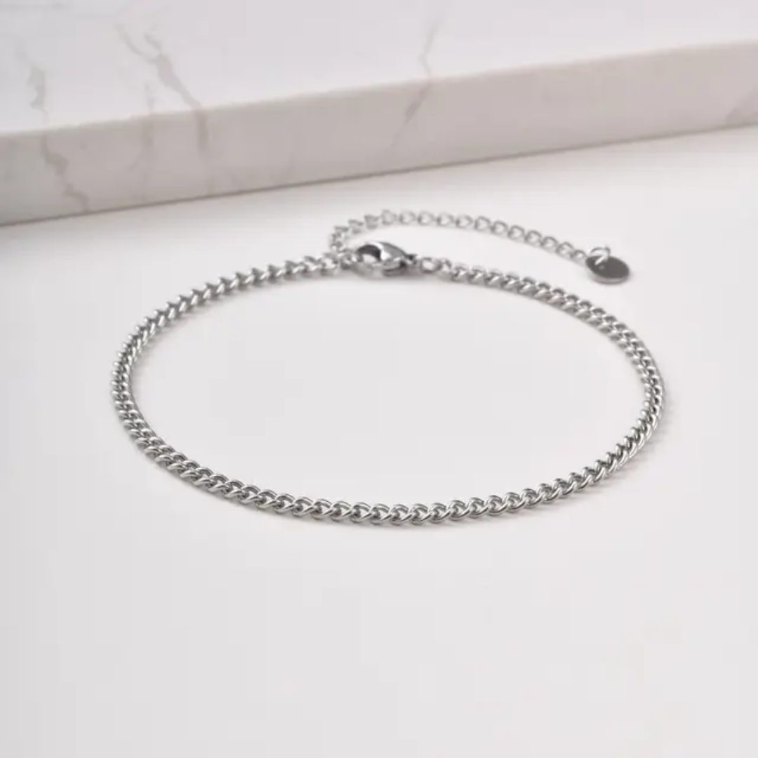 Delicate - Silver Anklet