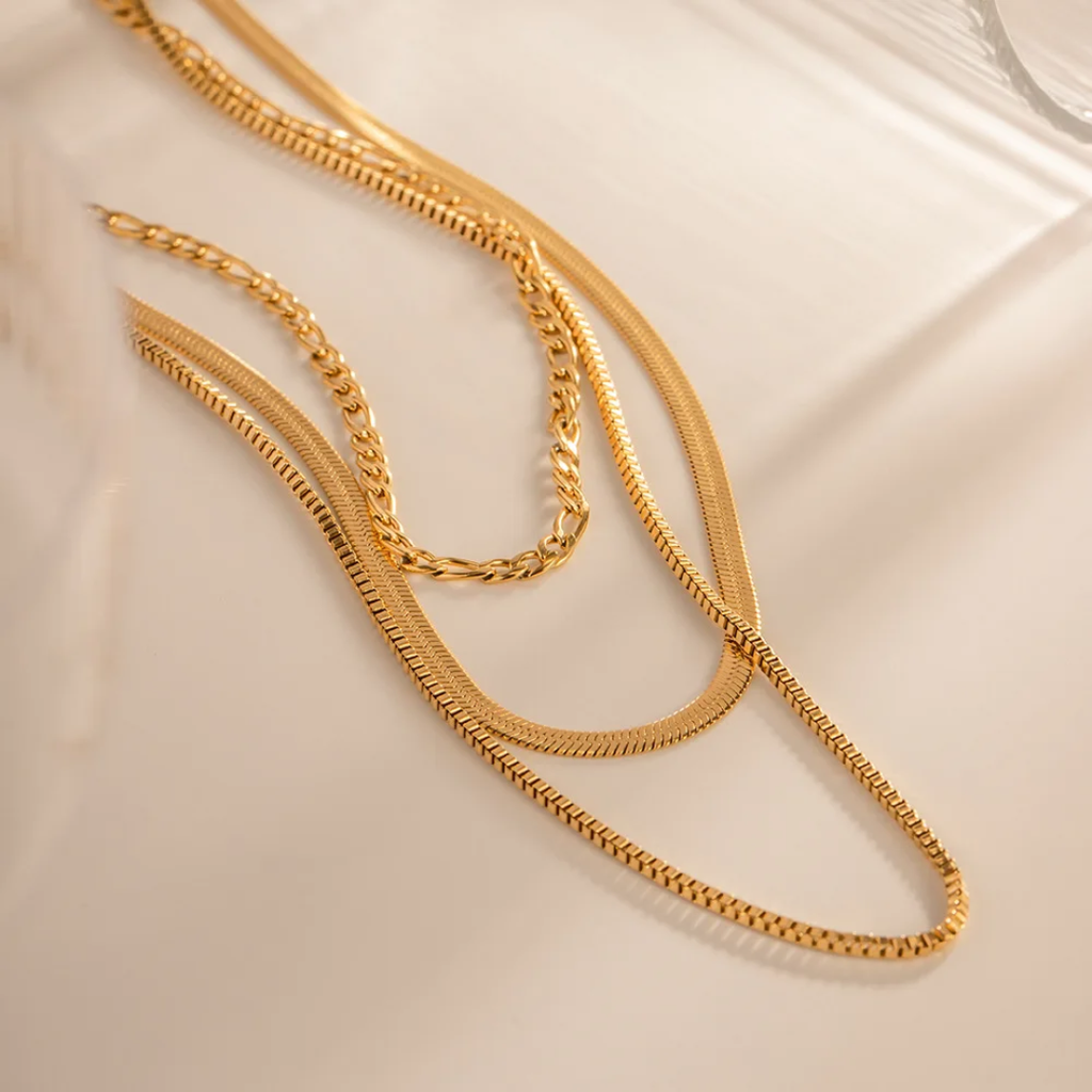 Elegant Shine - 3 Layers Necklace