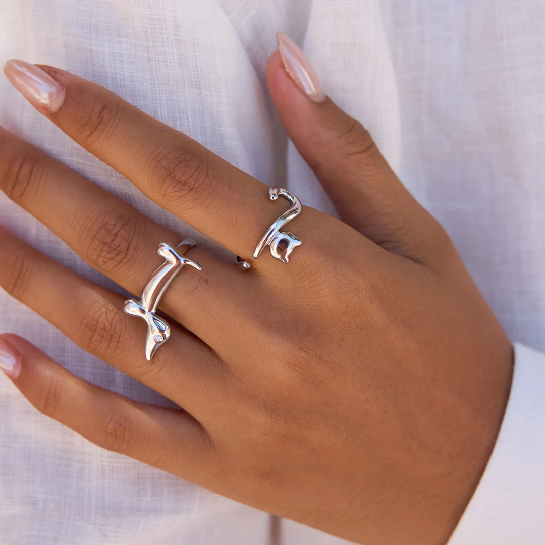 Kitten - Silver Ring