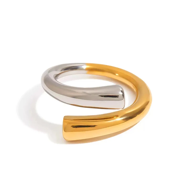 Duo - Gold & Silver Ring