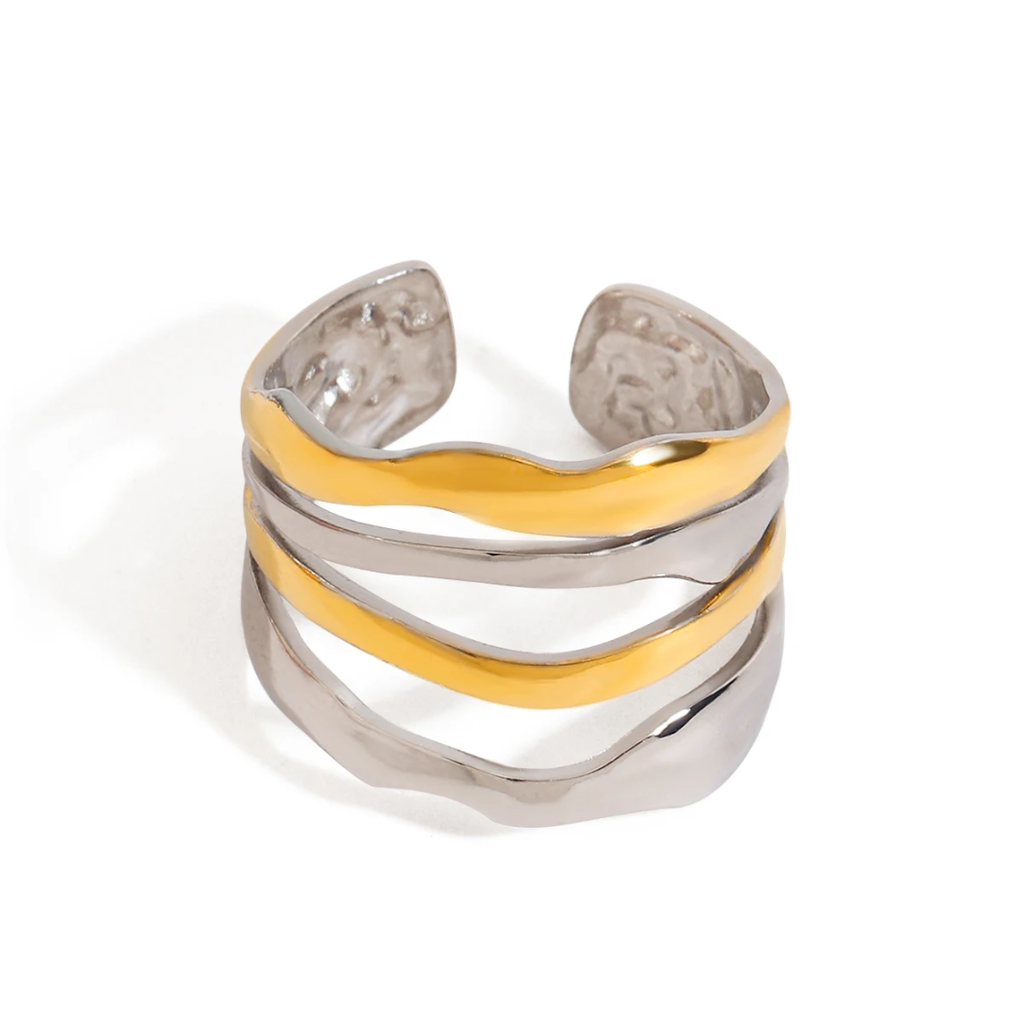 Layered - Gold & Silver Ring