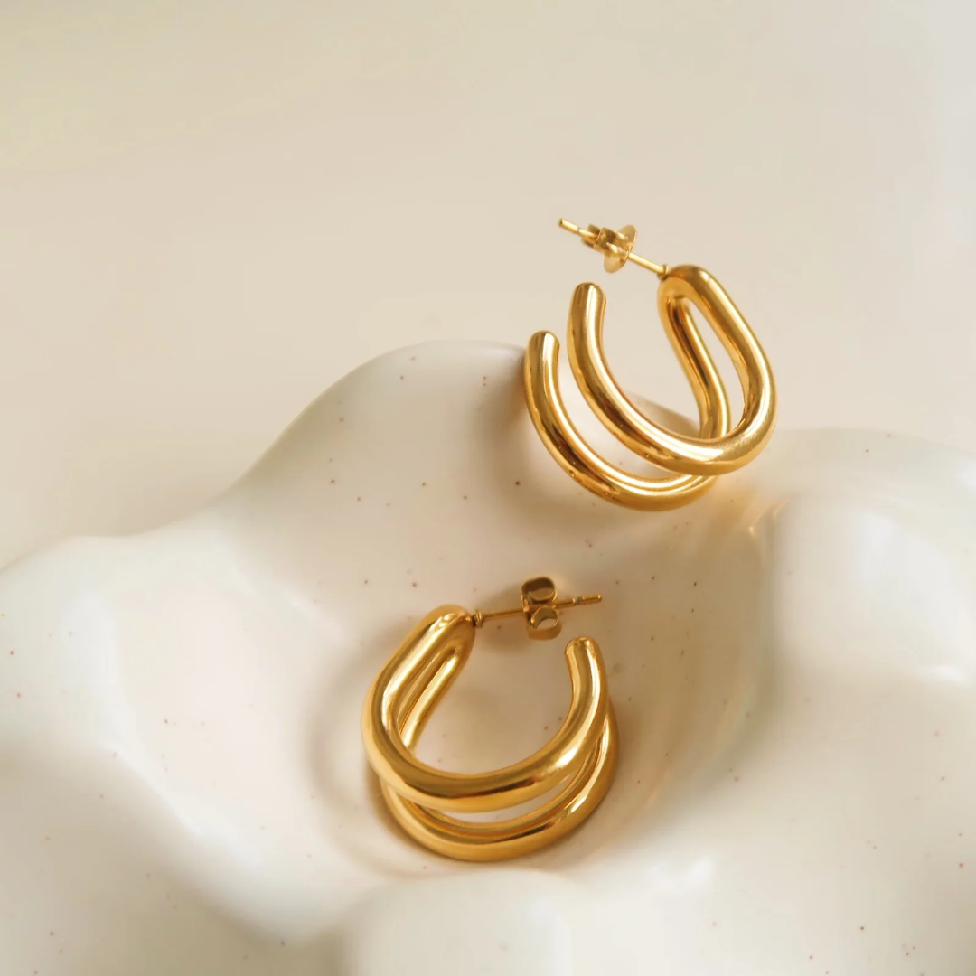 Duo Hoops - Earrings