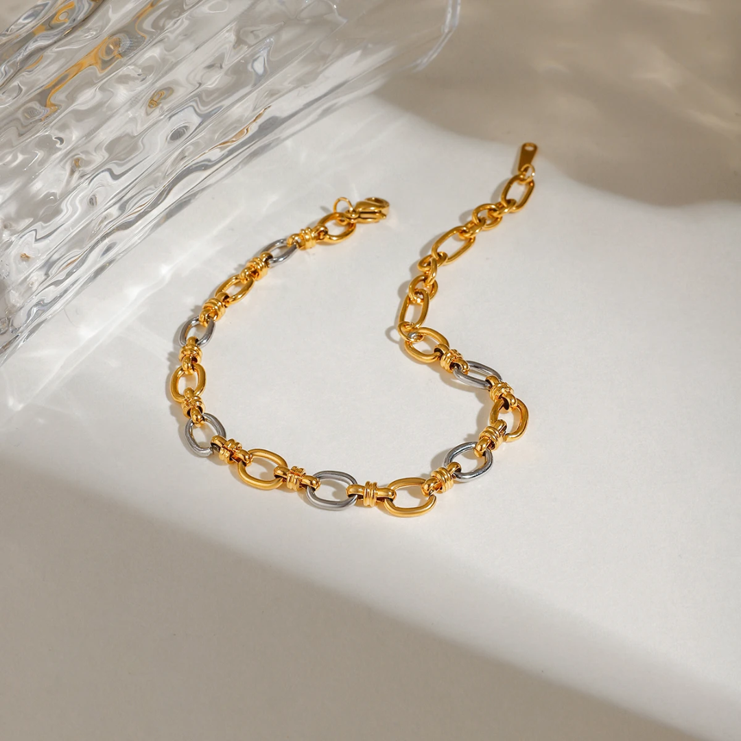 The Duo - Gold and Silver Bracelet