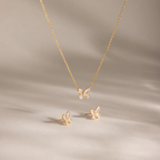 Mini Studded Flutter - Earrings